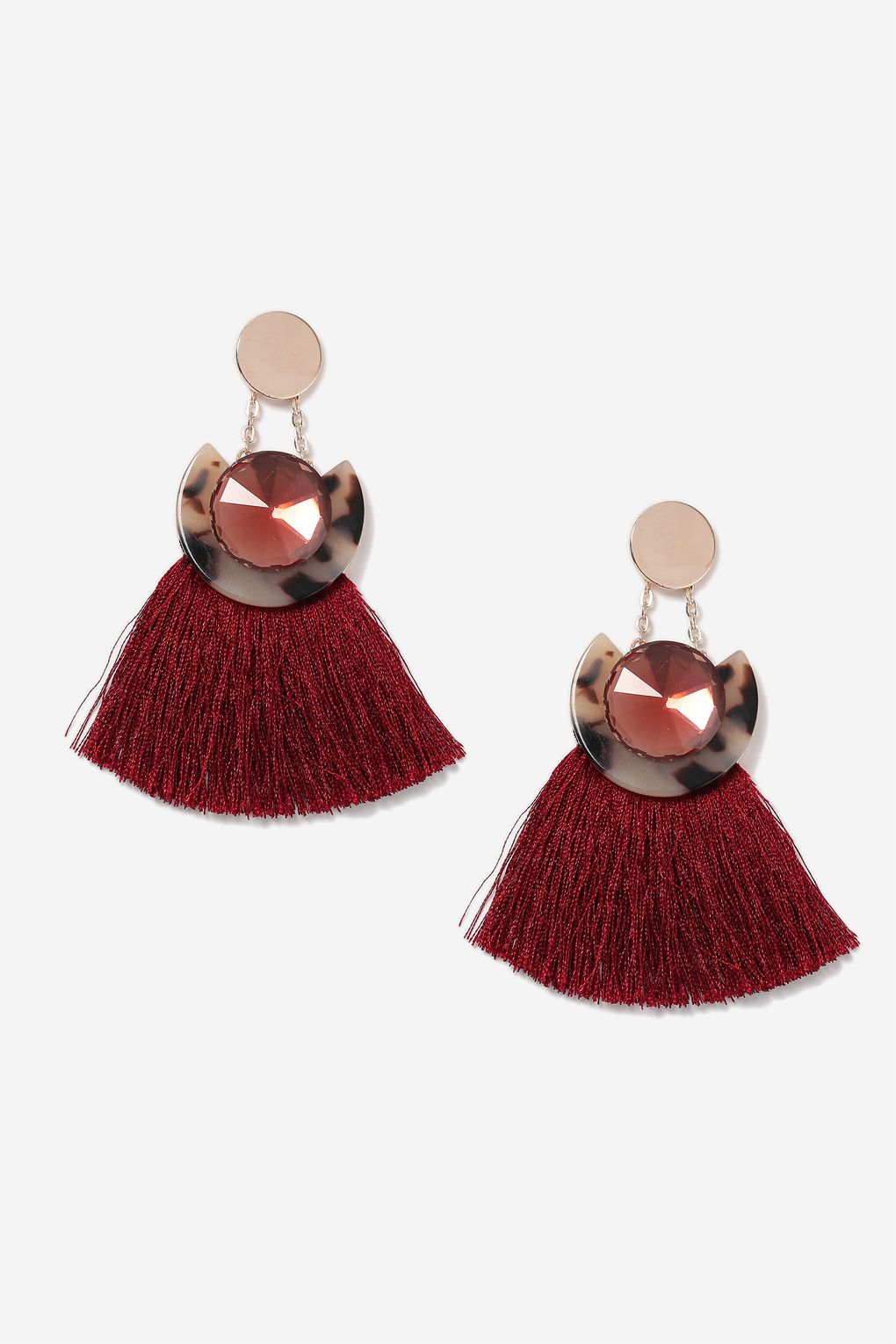 Topshop Tassel Drop Earrings - Liyanah