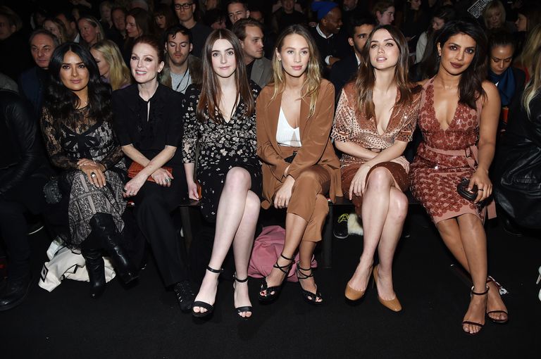 Few celebrities came for the opening of a massive new New York flagship store at Madison Avenue. Bottega Veneta moved its runway show from Milan to NYC, taking over one of the city's most iconic institutions. Among them sat at the front row Priyanka Chopra, Julianne Moore and Salma Hayek.