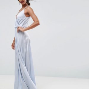 ASOS Blouson Pleated Maxi Dress - Liyanah