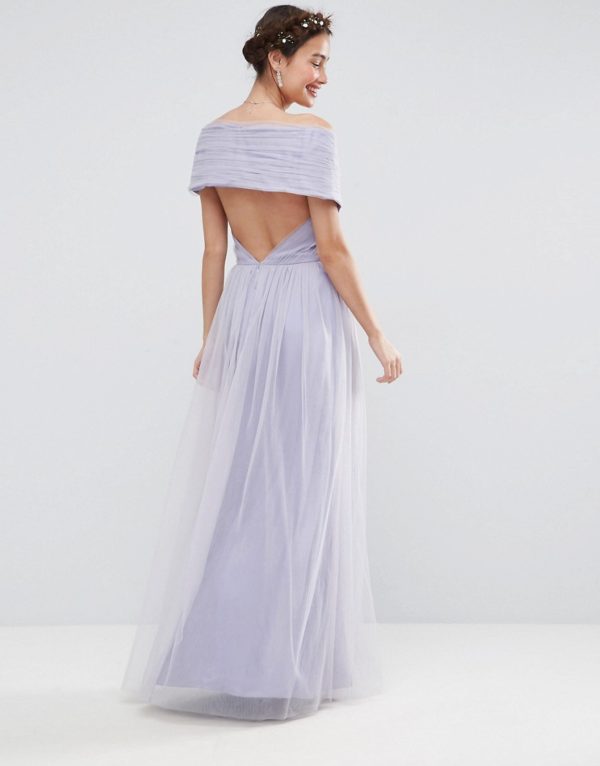 ASOS WEDDING Tulle Maxi Dress - Liyanah