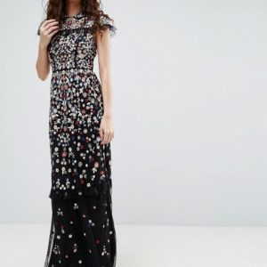 Needle & Thread Posy Embroidered Gown - Liyanah