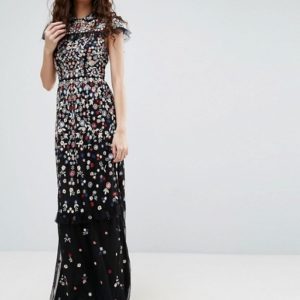 Needle & Thread Posy Embroidered Gown - Liyanah