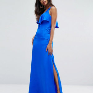 Bariano Cami Maxi Dress With Frill Front - Liyanah