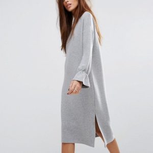 French Connection Ellen Texture Knit Dress with Sleeve Detail - Liyanah