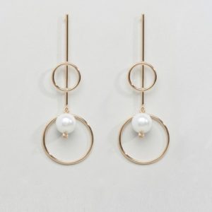 Limited Edition Pearl Bar and Pearl Drop Earrings - Liyanah