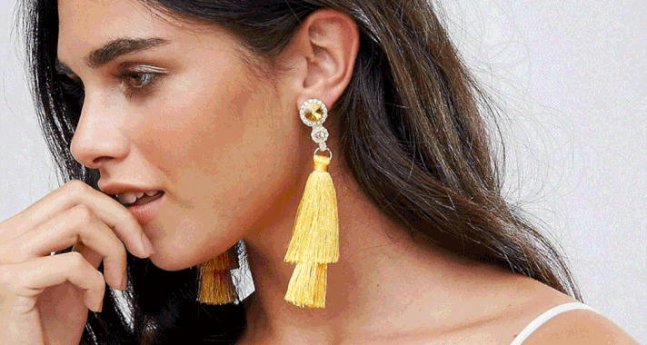 Make a statement with tassel earrings trend!