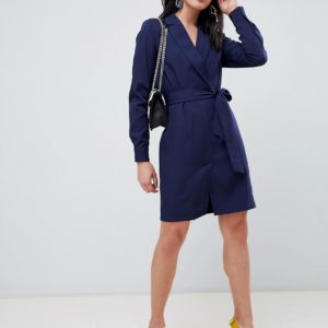 Unique 21 tailored belted wrap dress