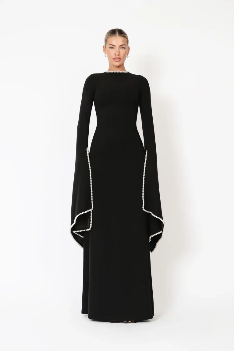KADELA GOWN - Black Occasion Dress - Women style destination at Liyanah.co