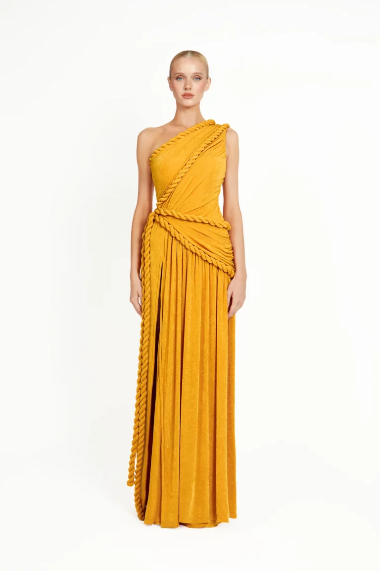 Khanums Kajol Yellow Occasion Dress - Women style destination at Liyanah.co