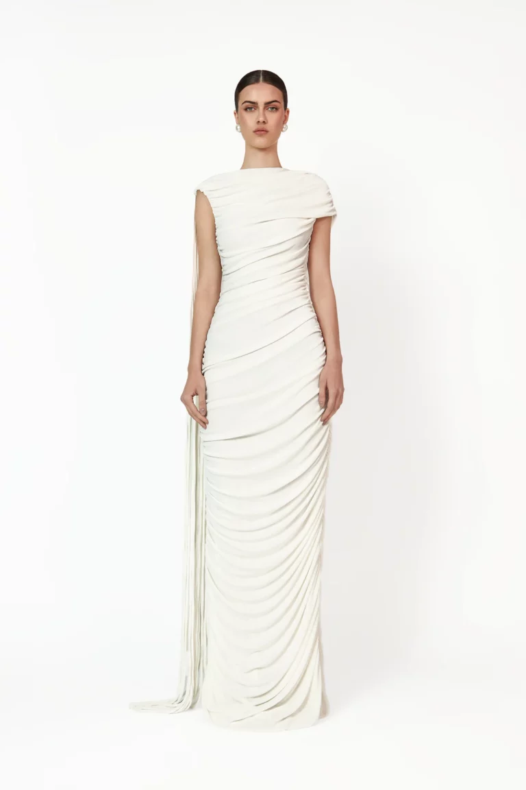 Khanums Kalicea Dress - White Occasion Dress - Women style destination at Liyanah.co