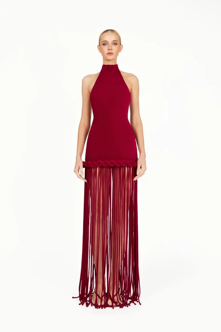 Khanums Kiran Red Occasion Dress - Women style destination at Liyanah.co
