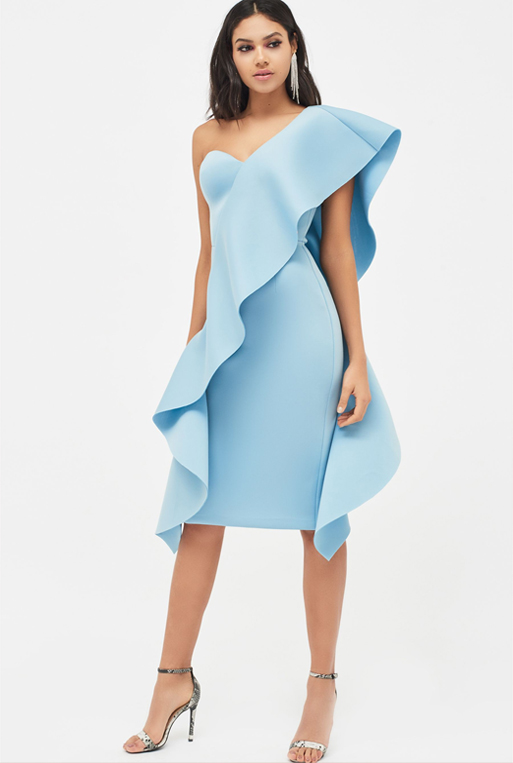 lavish alice exaggerated frill dress