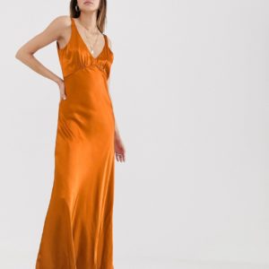 Gestuz Tilja satin maxi dress - Liyanah