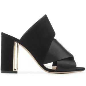 NICHOLAS KIRKWOOD Nini Mules in Satin and Suede - Liyanah