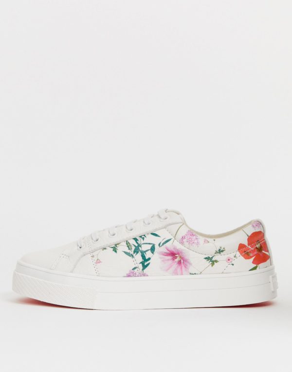 Ted Baker Ephielp printed leather trainers - Liyanah