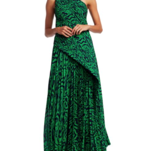 Solace London Emelyne Printed One-Shoulder Maxi Dress - Liyanah