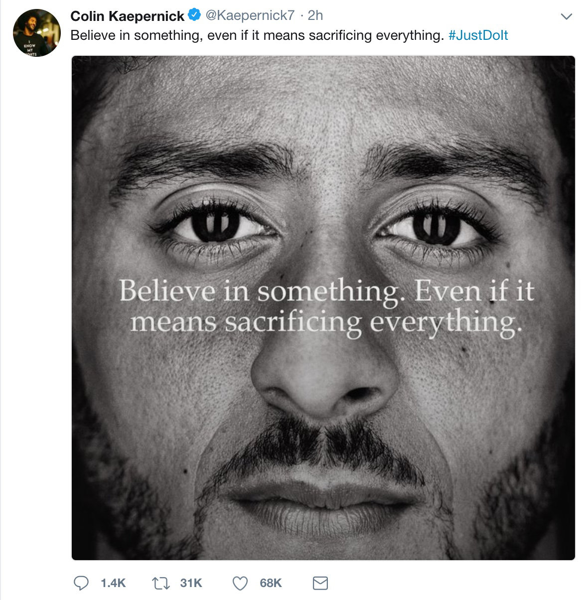 Colin Kaepernick Black Lives Matter - Liyanah.co